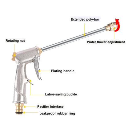 Expanderbar Magic Hose Pipe Högtrycksbiltvättslang Justerbar Spray Flexibel Hemma Trädgård Bevattningsslang Rengöring Vattenpistol