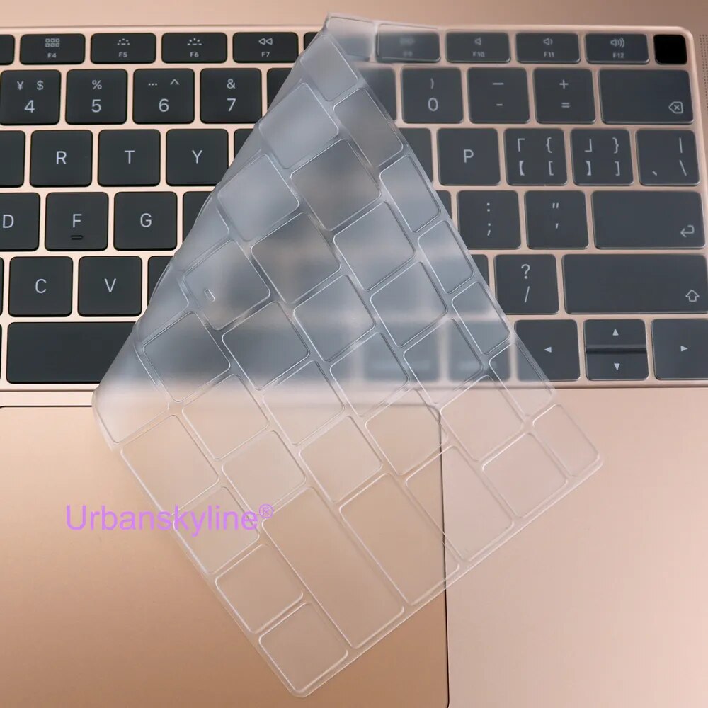 Housse de clavier pour Macbook Air 13 15 M2 Pro 13 M1 14 Max 16 Bar ID Retina 11, coque de protection en Silicone 2337 A2779 A2681 A2941