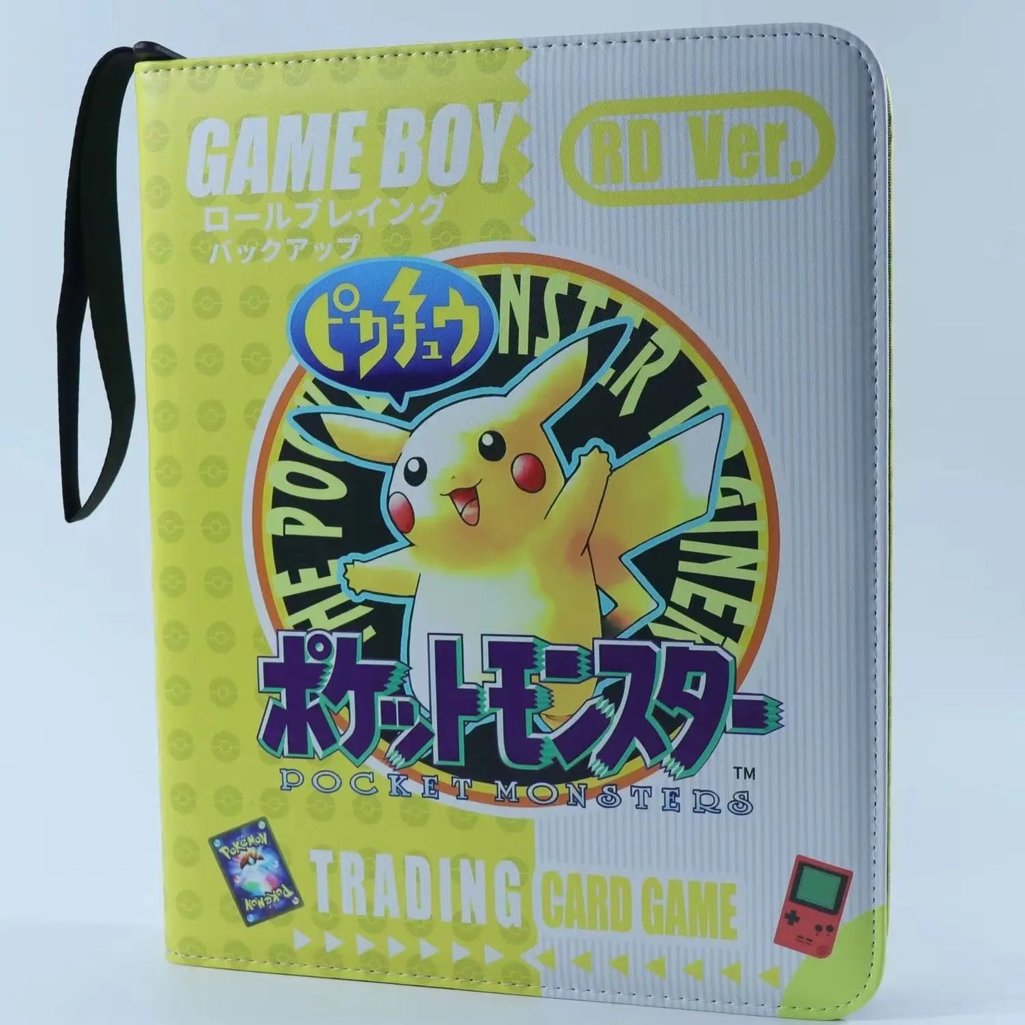 New Gb Pikachu Cartoon Anime Battle Card Booklet Zipper Binder Card Holder Card Cas Vmax Game Card Collection Toys Gifts