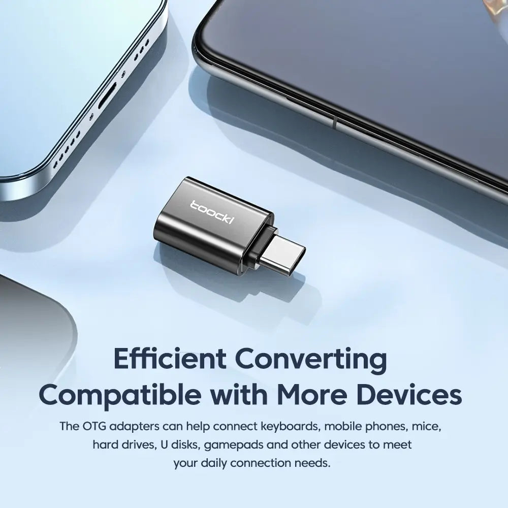 Toocki OTG USB 3.0 To Type C Adapter Micro To Type C Male To USB 2.0 Female Converter for Macbook Xiaomi Samsung OTG Connector