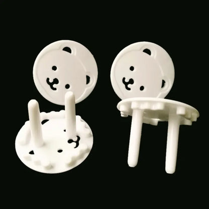 10pcs Baby Safety Child Electric Socket Outlet Plug Protection Security Two Phase Safe Lock Cover Kids Sockets Cover Plugs