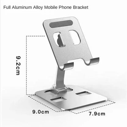 Universal Aluminum Alloy Portable Tablet Holder For iPad Adjustable Flexible Folding Lazy Desktop Live Mobile Phone Stand Mount