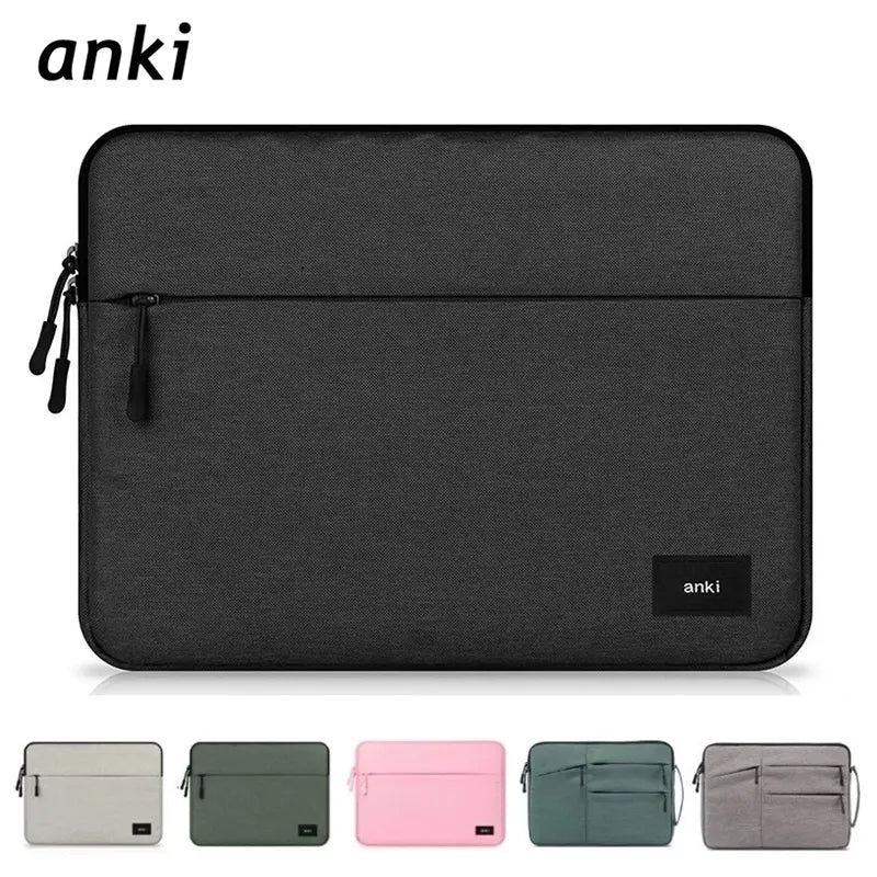 Brand Anki Laptop Bag 11,12,13.3,14,15.4,15.6 Inch,Waterproof Sleeve Case For Macbook Air Pro M1 2,Computer Notebook Handbag