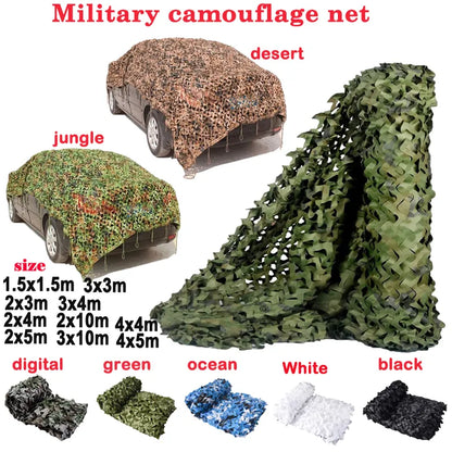 Filet de camouflage militaire gazebo filet de camouflage filet d'ombre décoration de jardin filet vert jungle camouflage blanc camouflage beige 2x3