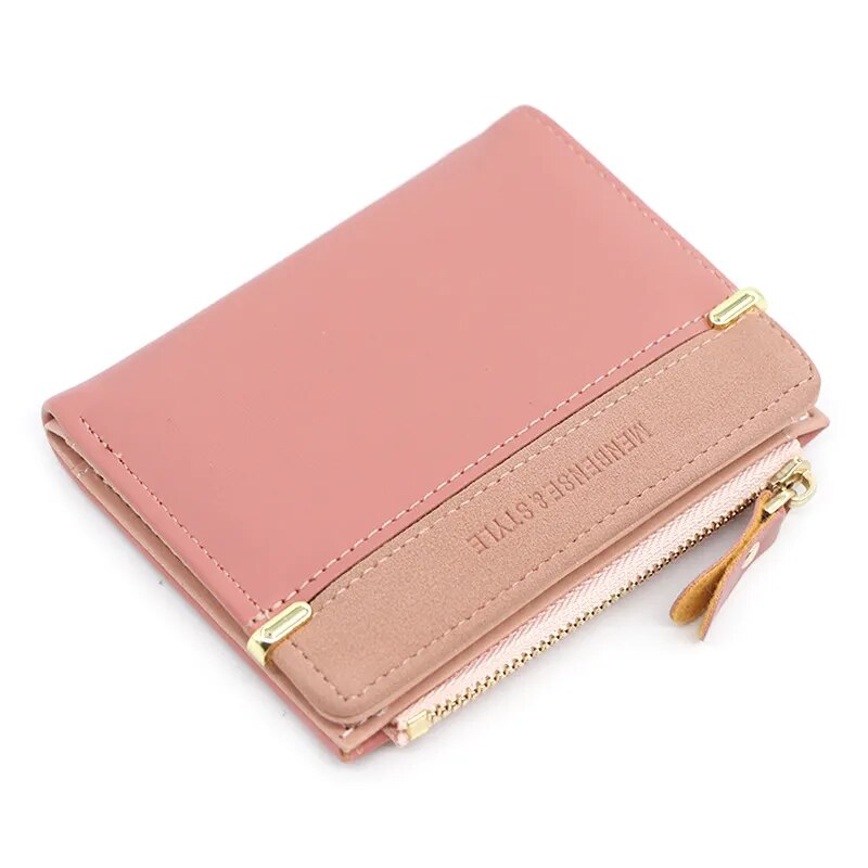 Portefeuille femme court femmes porte-monnaie mode portefeuilles pour femme porte-carte petit dames portefeuille femme moraillon Mini pochette pour fille