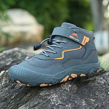 Children Hiking Shoes High Girls Fall Winter Sports Shoes Children's Shoes Boy Outdoor Waterproof Non-slip Students Sneakers