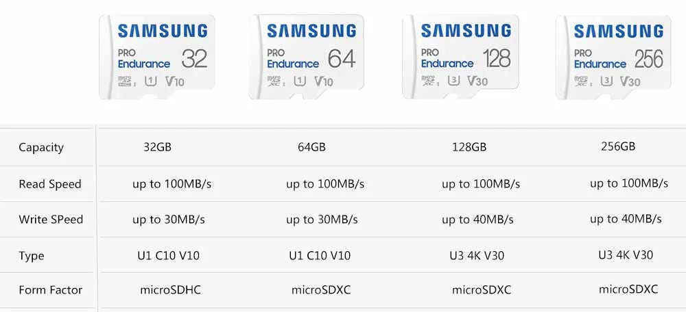 SAMSUNG PRO EVO Plus Micro SD 128GB 64GB Memory Card Micro SD Card 256GB TF Cards 512GB Flash Memory U1 U3 4K Microsd for Phone