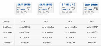 SAMSUNG PRO EVO Plus Micro SD 128GB 64GB Memory Card Micro SD Card 256GB TF Cards 512GB Flash Memory U1 U3 4K Microsd for Phone