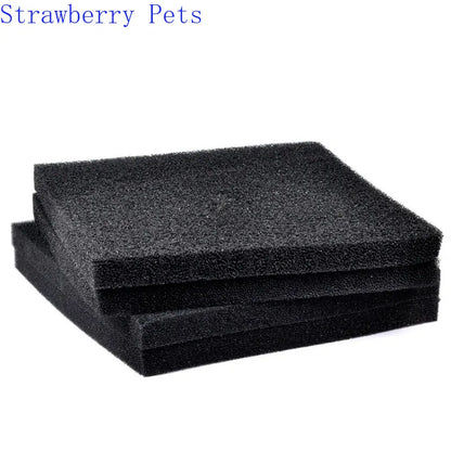 Multi Sizes Black Filtration Foam Aquarium Fish Tank Biochemical Filter Sponge Pad Skimmer Long Use Time Sponge Supply Tank