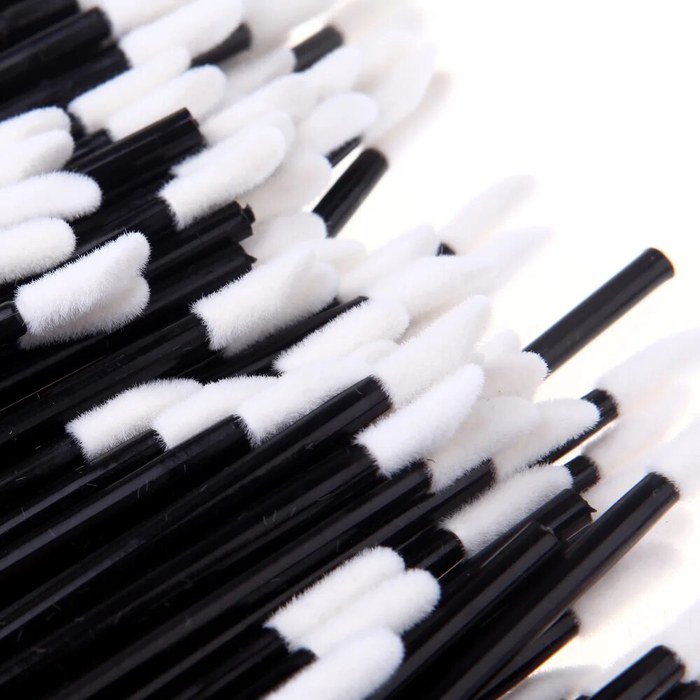 50/500/1000pcs Diposable Lip Brush Makeup Mascara Wands Lipstick Micro Brushes Applicators Cleaner for Eyelash Extension