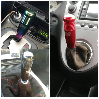 8,5 cm Mugen Gear Shift Knob Stick Manuell växellåda Universal Car Aluminium Extended Mugen Gear Shifter Gear Head Knop