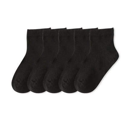 5 paires/lot chaussettes enfants garçon fille coton mode respirant maille chaussettes printemps été haute qualité 1-12 ans enfants cadeau d'anniversaire