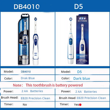 Oral B Electric Toothbrush Rotation Clean Teeth Adult Teeth Brush DB4010 Electric Tooth Brush With 4 Extra Replacement Heads