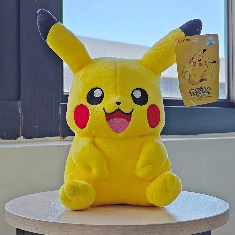 Pokemon Kawaii Pikachu Cute Stuffed Toys High-Quality Anime Throw Pillow Birthday Christmas Gift for Children Friends Boys Girls