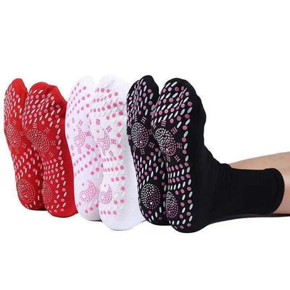 1/6Pairs Tourmaline Slimming Health Sock Winter Elastic Thermal Self-Heating Sock Health Care Socks Short Sock Magnetic Therapy