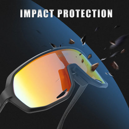 Lunettes de soleil à verres colorés tendance pour hommes, lunettes de conduite, de vélo, de loisirs, de sport, de randonnée, de protection UV400