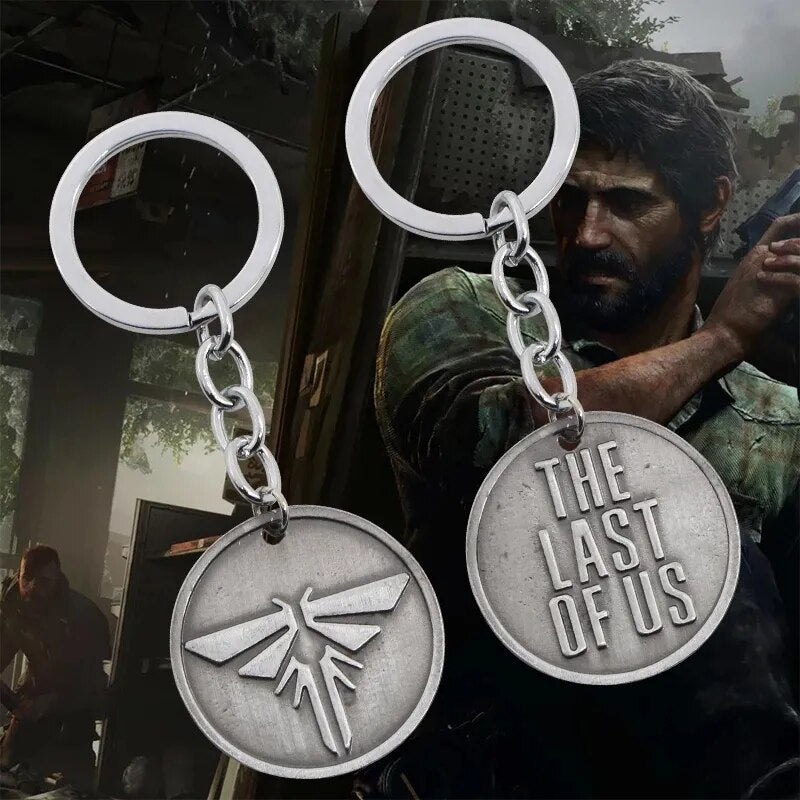 The Last Of Us 2 Necklace Firefly Logo Letters Dogtag Joel Ellie Tess Pendant Vintage Retro Hot Game Jewelry Men Women