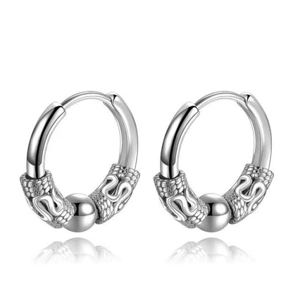 Boucles d'oreilles classiques en acier inoxydable pour hommes et femmes, boucles d'oreilles Hip Hop pour hommes et garçons, Punk gothique, bijoux cadeau de fête