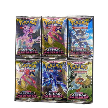 324/360 Pcs/Set Pokemon Card Astral Radiance Prismatic Evolutions PALDEAN FATES English Booster Battle Transaction Cards.