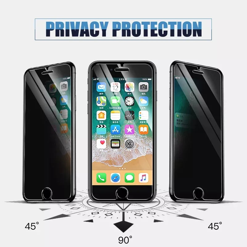 Anti-spy Protective Glass for IPhone 13 12 11 Pro Max 12Mini Screen Protector for IPhone 6 14 7 8 Plus X XR XS Max privacy Glass