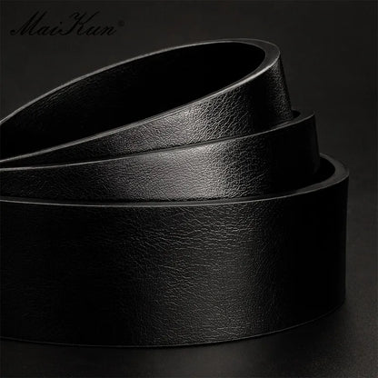 Men's Vintage Casual Belt Black Pin Buckle Student Versatile Leather Wide Belt