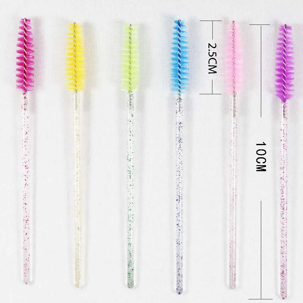 Eyelash Extension Disposable Eyebrow brush Mascara Wand Applicator Spoolers Eye Lashes Cosmetic Brushes Set makeup tools