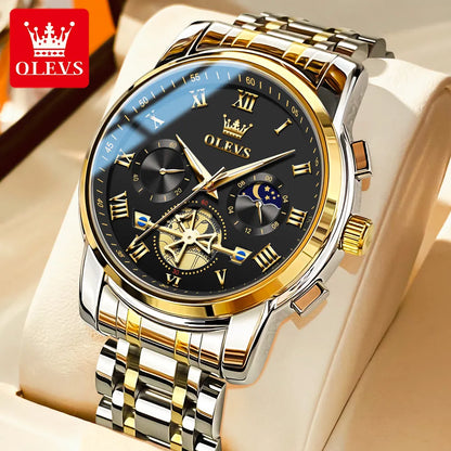 Top Brand Men's Watches Classic Roman Scale Dial Luxury Wrist Watch for Man Original Quartz Waterproof Luminous Male reloj