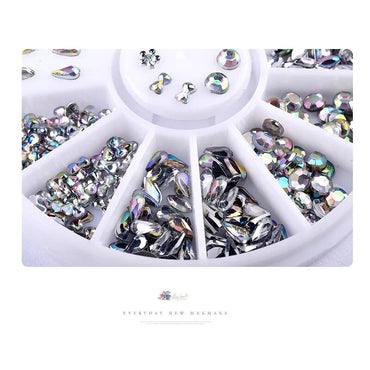 3D papillon perceuse fleur ongles strass cristal bricolage Nail art décorations manucure outils accessoires NRD047