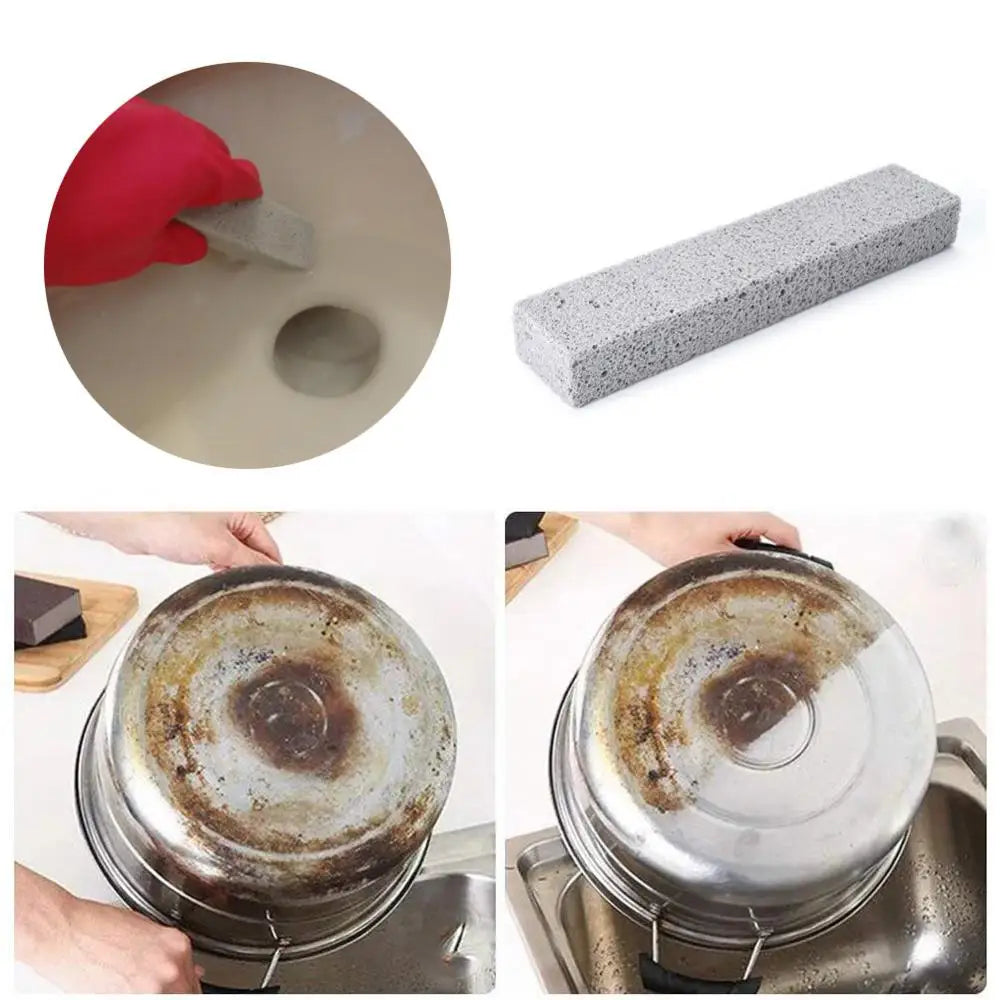 1/2PCS Pumice Stones Water Cleaning Pumice Scouring Pad Grey Pumice Stick Cleaner For Toilet Cleaner Brush Tile Sinks Bathtubs