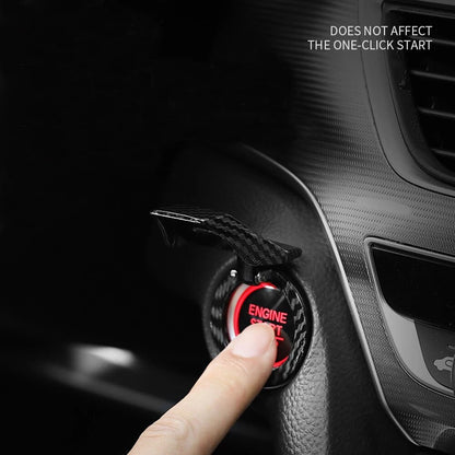 Car Engine Start Stop Switch Button Cover Decorative Auto Accessories Push Button Sticky Cover Car Interior Car-Styling