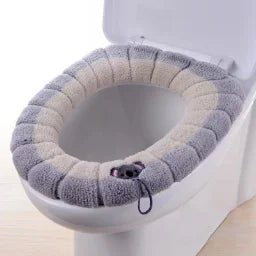 1Pcs Bathroom Toilet Seat Cover Soft Warmer Washable Mat Cover Pad Cushion Seat