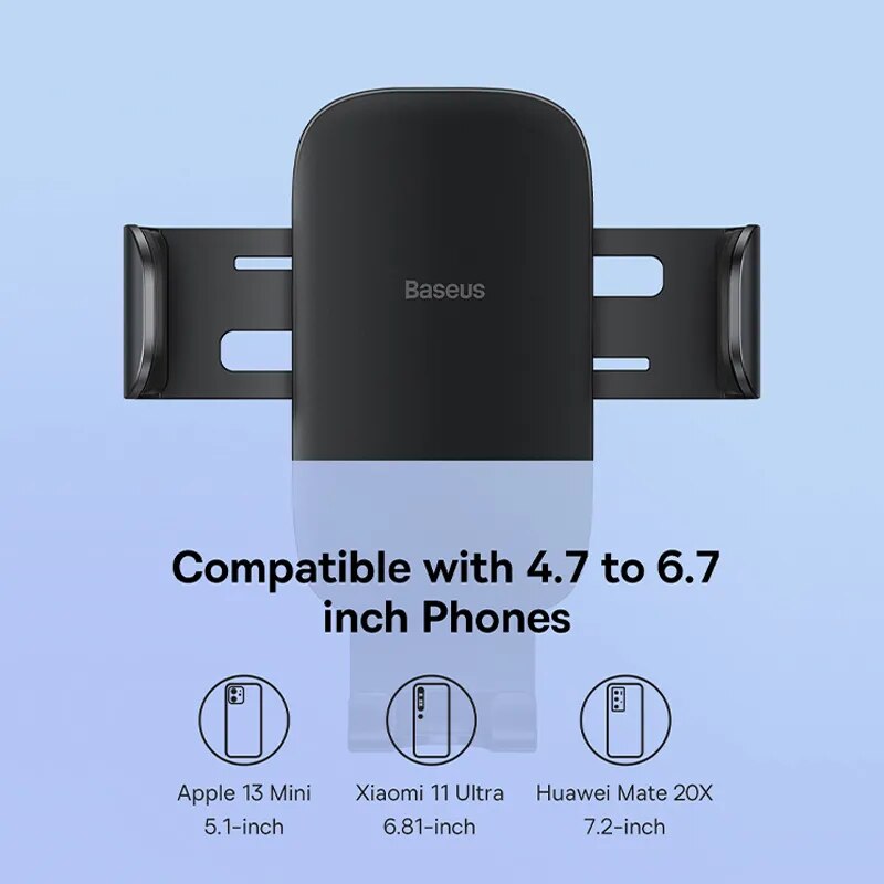 Baseus Gravity Car Phone Holder Air Vent Universal for iPhone Redmi Note 7 Smartphone Car Support Clip Mount Holder Stand