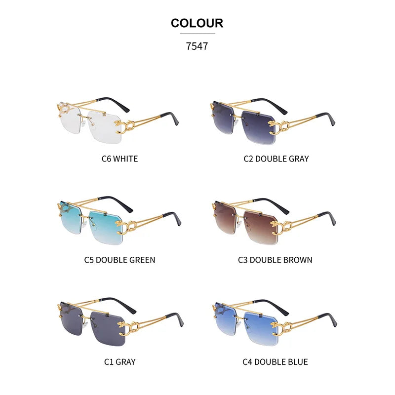 Stylish Rimless Sunglasses