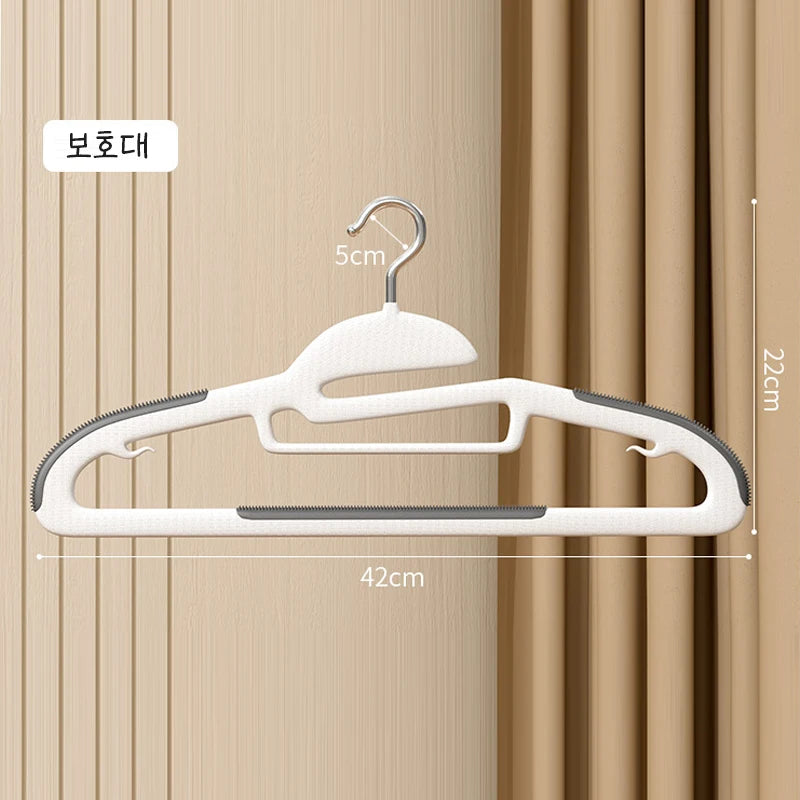 10PCS Clothes Hanging Household Hangers Non-slip Dormitory Bedroom Special Storage Clothes Hanging No Trace