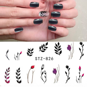 1Pcs Nail Sticker & Decal