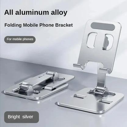 Universal Aluminum Alloy Portable Tablet Holder For iPad Adjustable Flexible Folding Lazy Desktop Live Mobile Phone Stand Mount