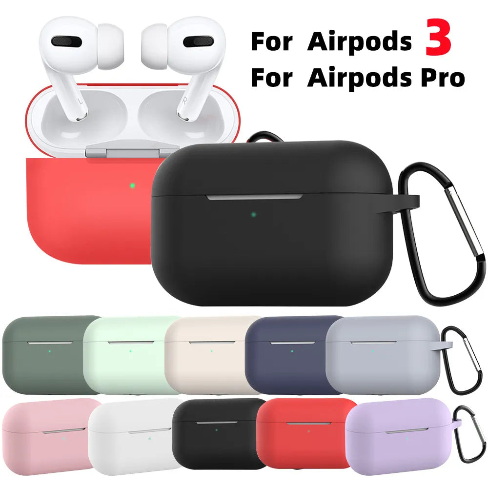 Étui Airpods Pro en Silicone, étui de protection pour apple Air Pods 3, Bluetooth, accessoires pour écouteurs