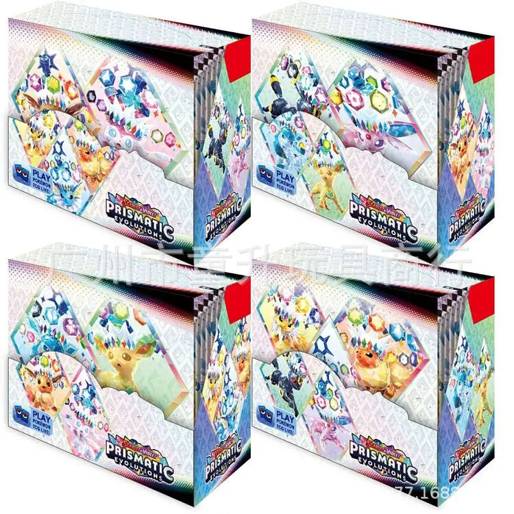 324/360 Pcs/Set Pokemon Card Astral Radiance Prismatic Evolutions PALDEAN FATES English Booster Battle Transaction Cards.