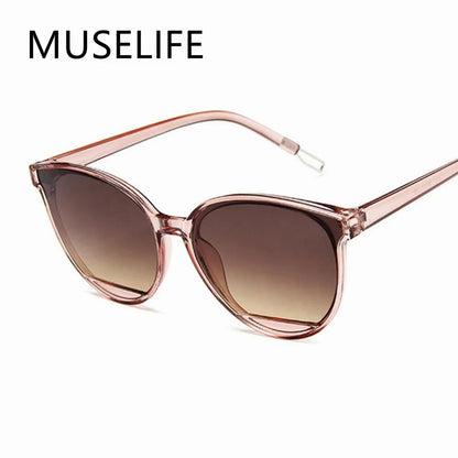 Fashion Sunglasses Women Vintage Metal Mirror Classic Vintage Sun Glasses Female Oculos De Sol Feminino UV400