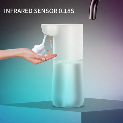 2000mAh USB Charging Automatic Induction Foam Soap Dispenser Smart Infrared Touchless Hand Washer For Kitchen Bathroom