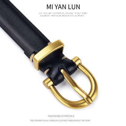 Ceinture de luxe en cuir véritable pour femmes, boucle de ceinture en métal, 3 couleurs, haute qualité, tendance, nouvelle collection