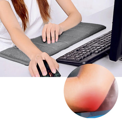 Vococal Ultra Memory Cotton Keyboard Pad Soft Sweat-absorbent Anti-slip Computer Wrist Elbow Mat Gift for Office Table Desktop