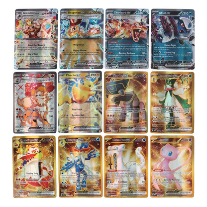 60/100Pcs Pokemon Cards All New EX Obsidian Flames Booster Box include Charizard Pokemon Cards English Version