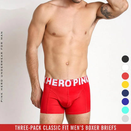 Pinkhero Man Solid Color Underpants boxer mens underwear boxers men blusa cueca masculina panties sexy boxer short