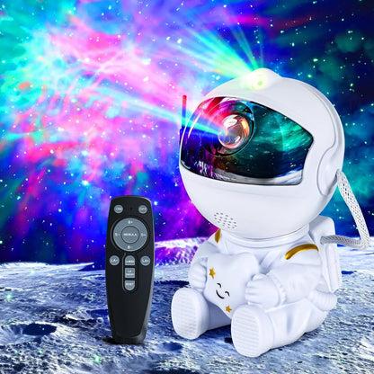 LED Astronaut Projection Light Starry Sky Atmosphere Light Galaxy Projector Night Light Desktop Decoration Light Bedroom Home Li