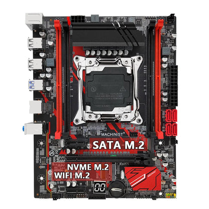 E5 RS9 X99 Motherboard combo LGA 2011-3 Set kit With Xeon E5 2670 V3 CPU Processor and 16GB DDR4 RAM Memory NVME M.2