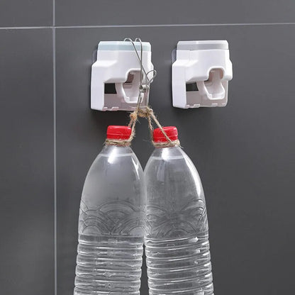 Distributeur automatique de dentifrice mural créatif et petit porte-brosse à dents, presse-dentifrice pour douche familiale, salle de bain