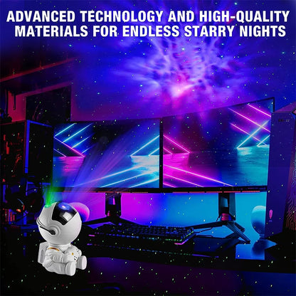 LED Astronaut Projection Light Starry Sky Atmosphere Light Galaxy Projector Night Light Desktop Decoration Light Bedroom Home Li