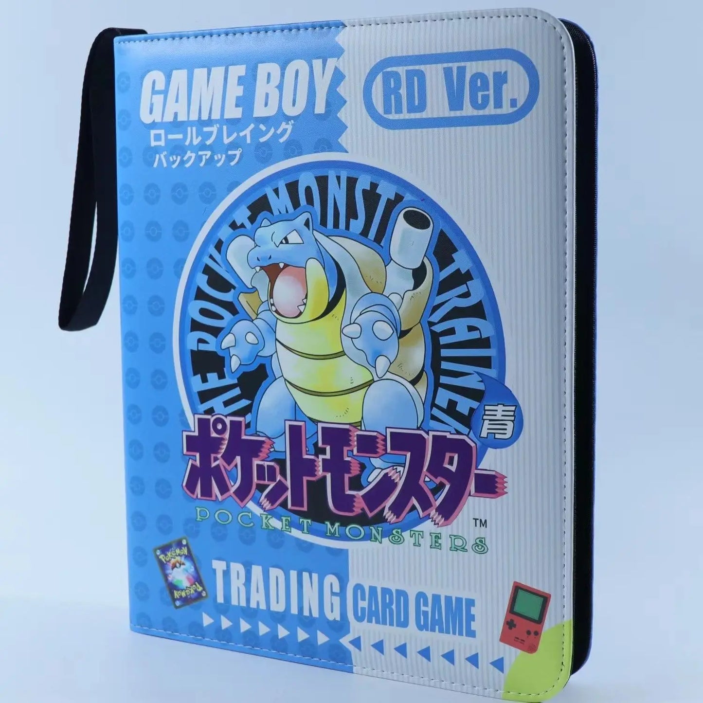 New Gb Pikachu Cartoon Anime Battle Card Booklet Zipper Binder Card Holder Card Cas Vmax Game Card Collection Toys Gifts