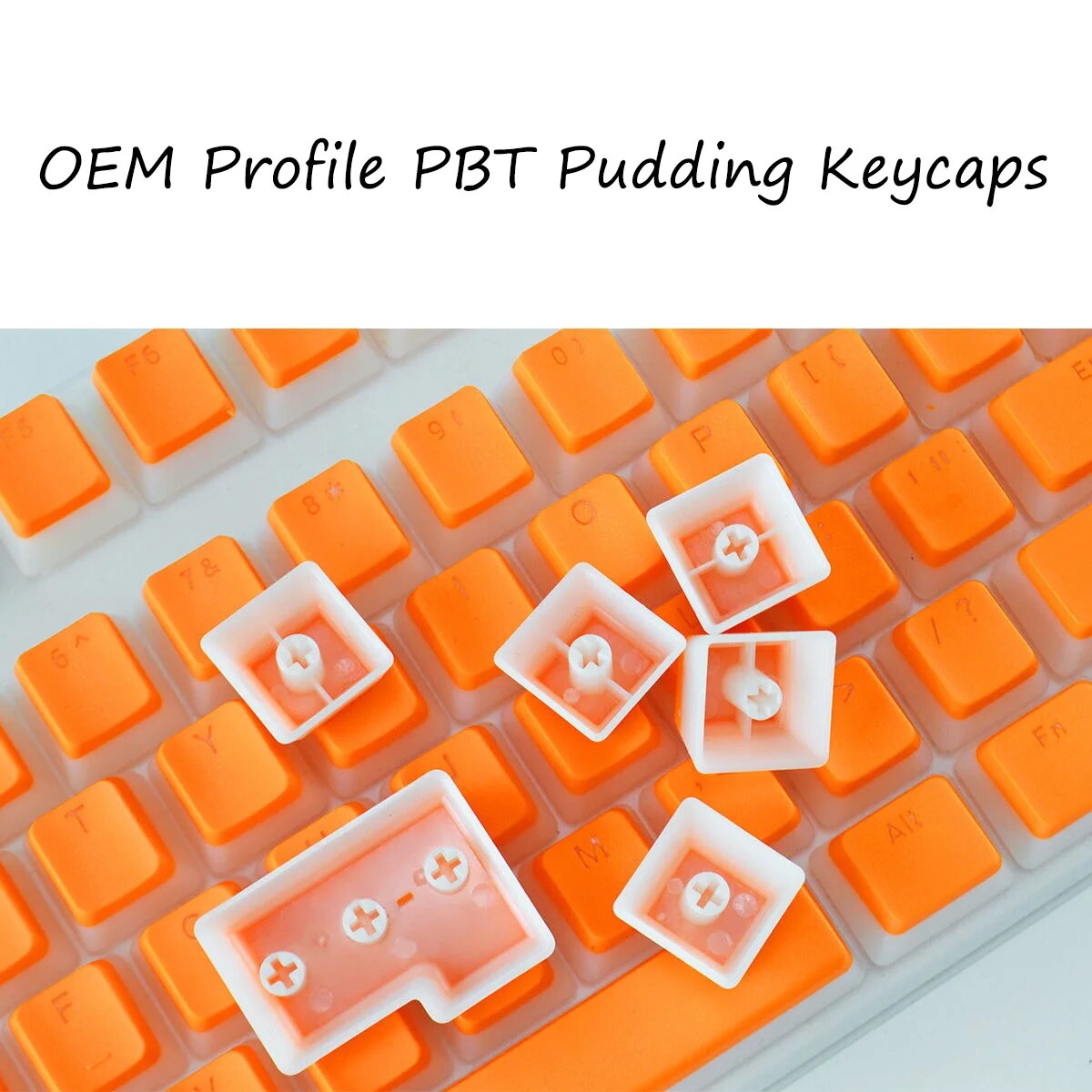 OEM Profil PBT Keycaps 108 Keys Pudding Keycap För Cherry MX Switch Mekaniskt tangentbordssats RGB Gamer bakgrundsbelyst tangentbord Switch